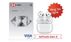 Thẻ Tín Dụng HSBC Cash Back