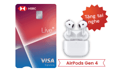 Thẻ Tín Dụng HSBC Live+