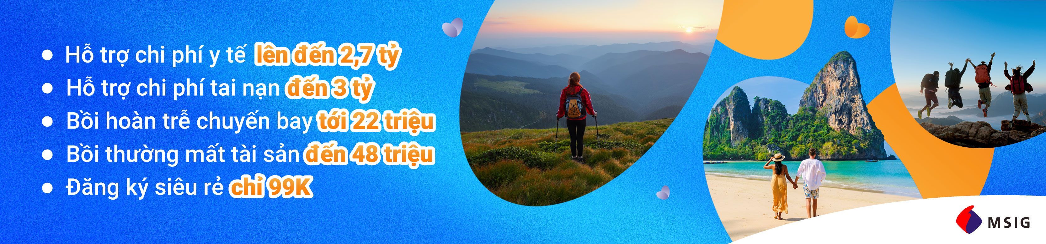 Bảo hiểm du lịch quốc tế MSIG
