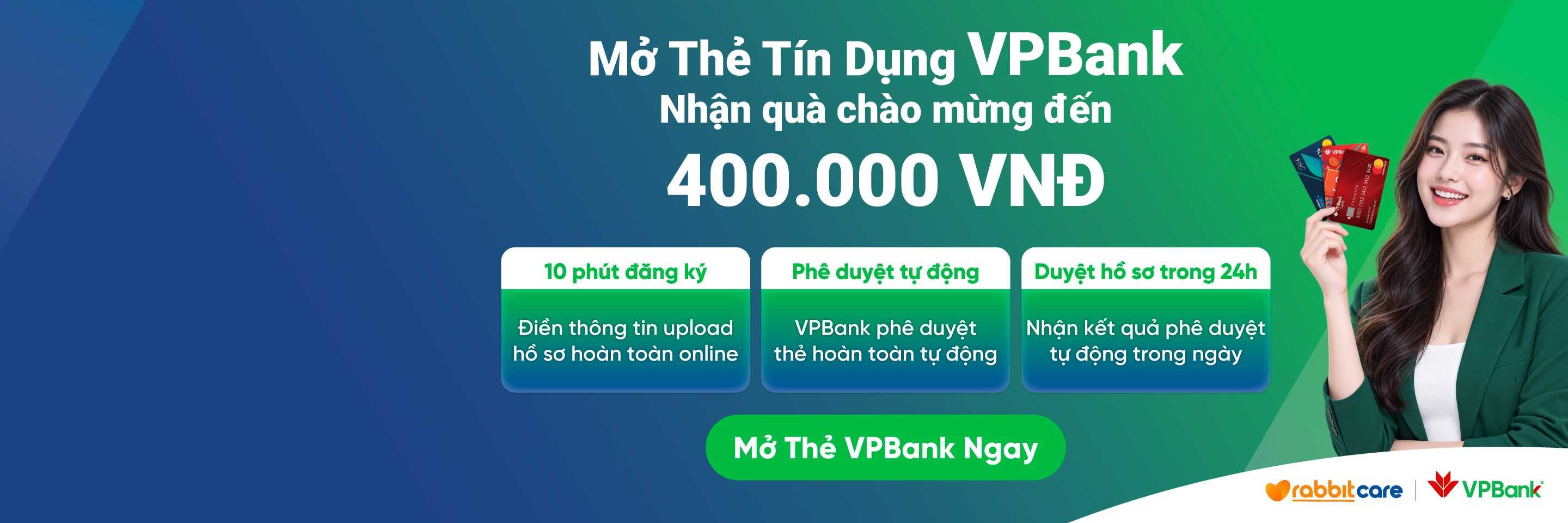 mở thẻ tín dụng vpbank nhận đến 400k