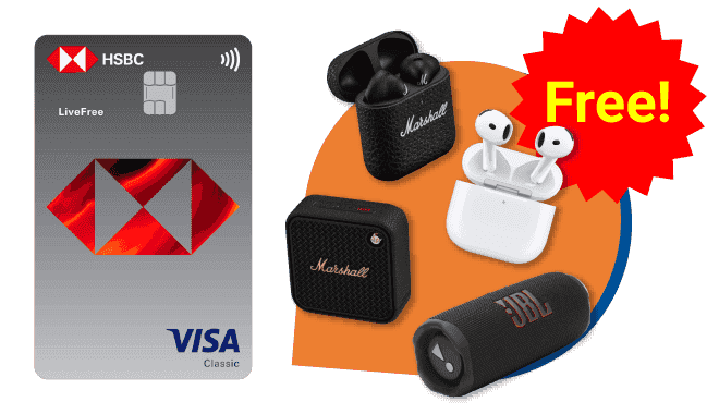 thẻ tín dụng hsbc live free