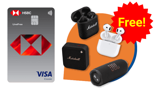 thẻ tín dụng hsbc live free