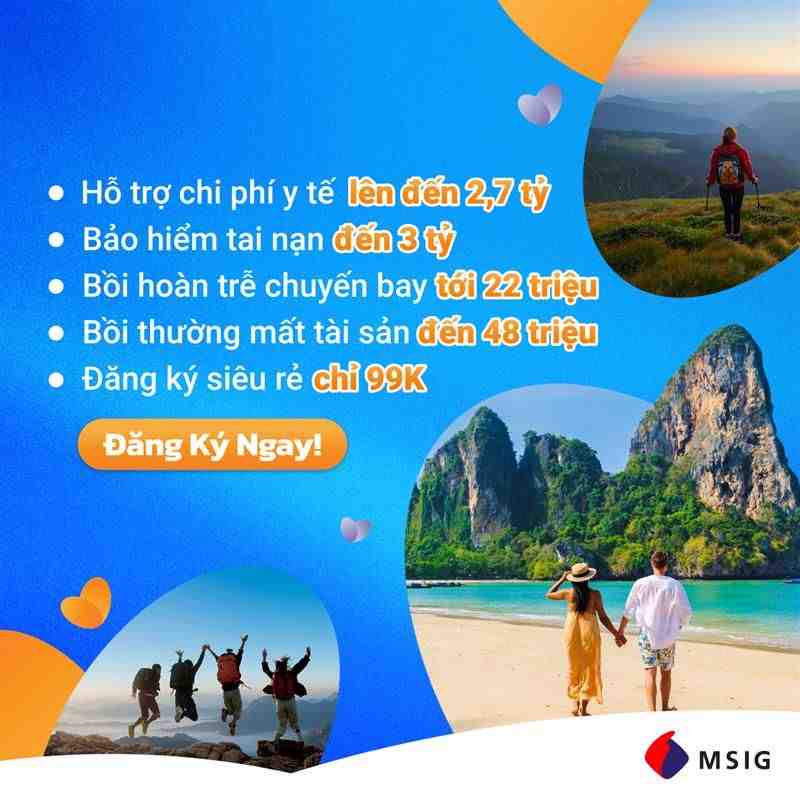Bảo hiểm du lịch quốc tế MSIG