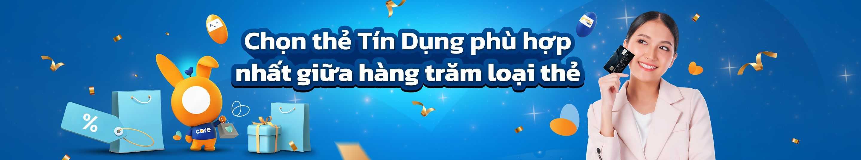 Lựa chọn và đăng ký thẻ tín dụng online tại Rabbit Care