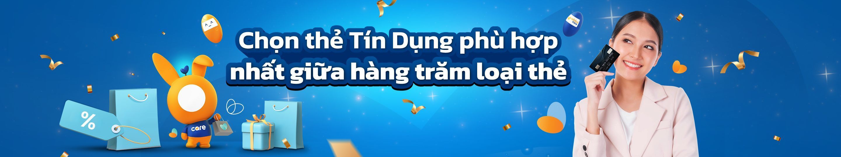 Lựa chọn và đăng ký thẻ tín dụng online tại Rabbit Care